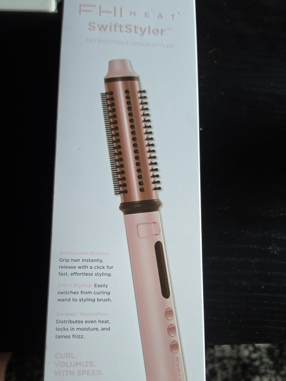 FHI Heat Swiftsyler Retractable Styling Brush - Pink